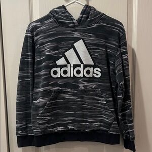 Adidas B/W logo Hoodie - Boys